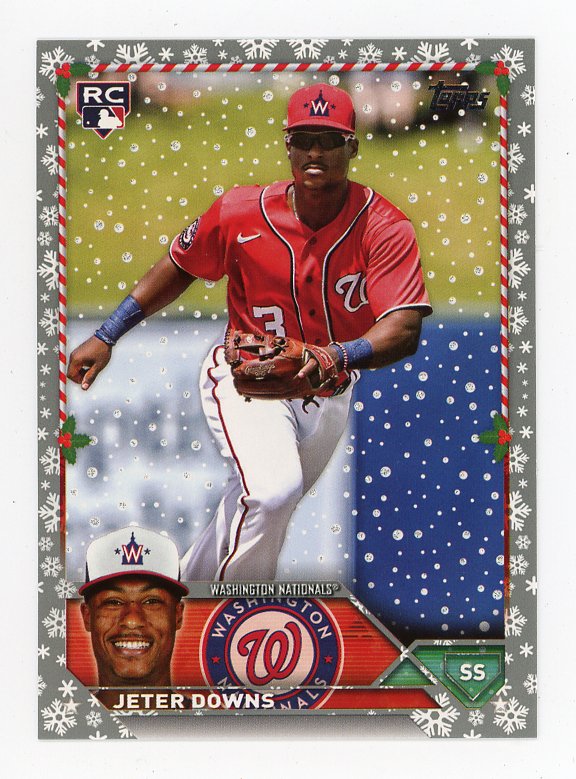 2023 Jeter Downs Rookie Mettalic Topps Holiday Washington Nationals # H103