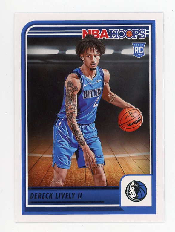 2023-2024 Dereck Lively II Rookie NBA Hoops Dallas Mavericks # 241