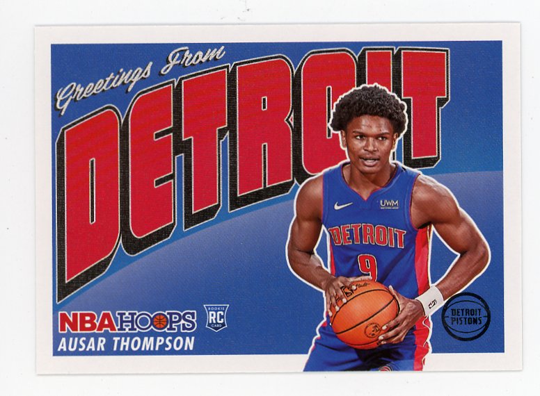 2023-2024 Ausar Thompson Greetings From NBA Hoops Detroit Pistons # 13