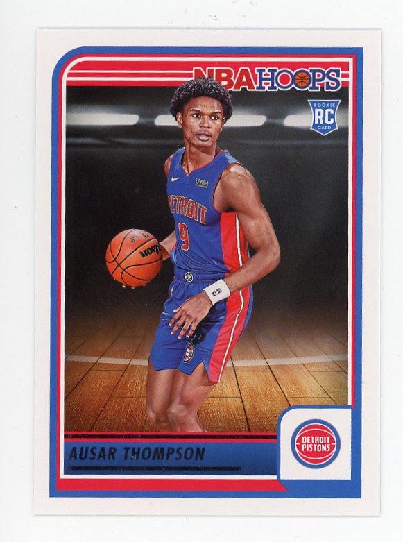 2023-2024 Ausar Thompson Rookie NBA Hoops Detroit Pistons # 255