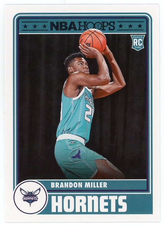 2023-2024 Brandon Miller Rookie NBA Hoops Charlotte Hornets # 284