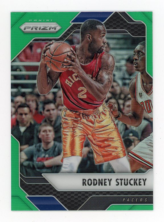 2016-2017 Rodney Stuckey Green Prizm Panini Indiana Pacers # 189