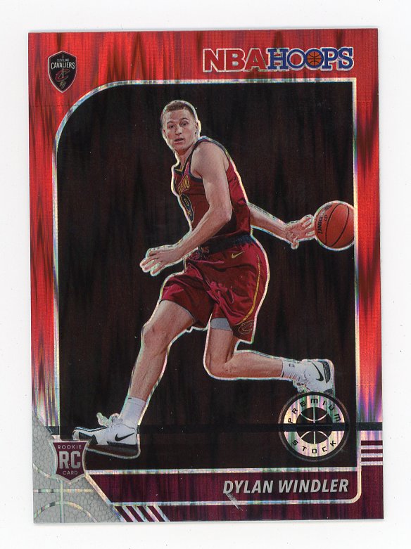 2019-2020 Dylan Windler Rookie Red Flash Premium Stock Cleveland Cavaliers # 221
