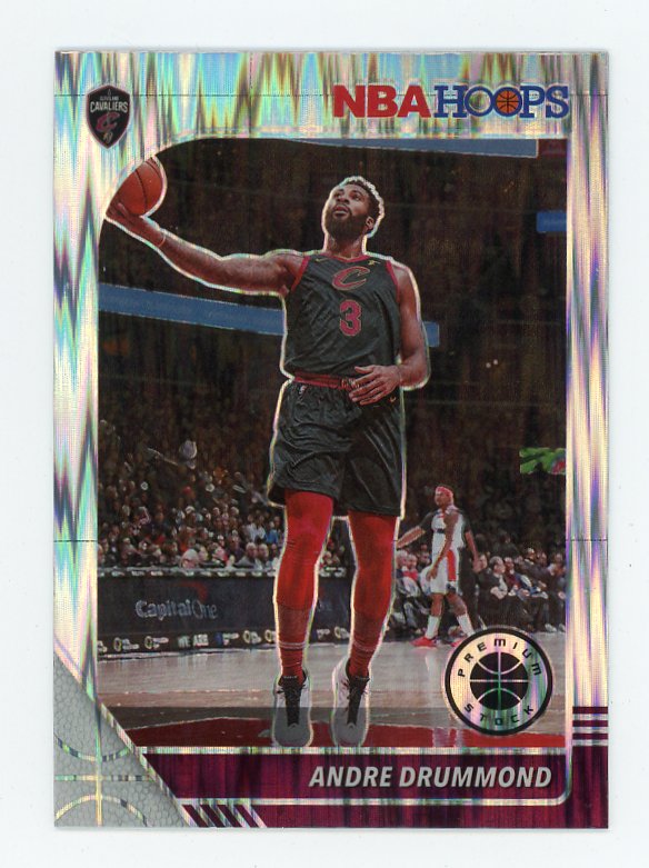 2019-2020 Andre Drummond Silver Flash Premium Stock Cleveland Cavaliers # 54