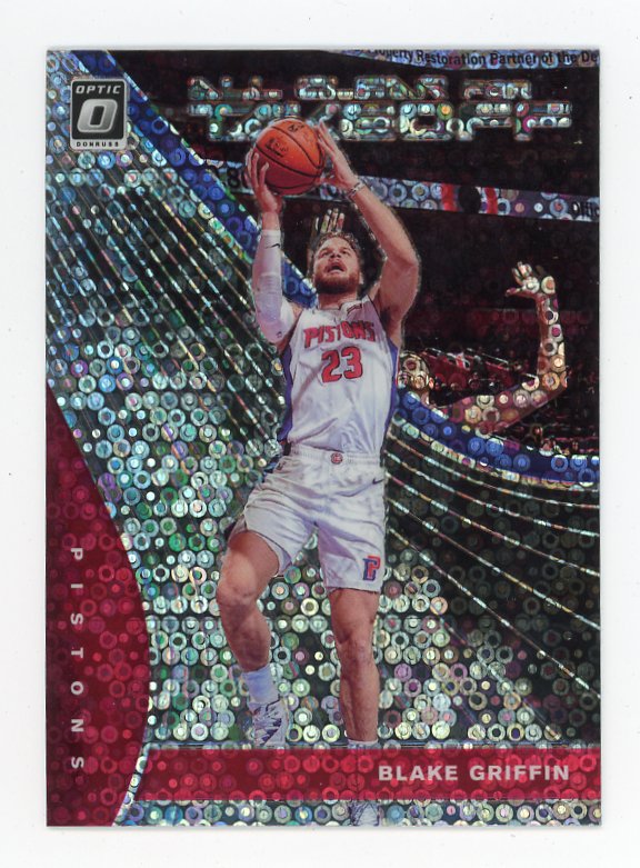2019-2020 Blake Griffin All Clear For Take Off Disco Prizm Donruss Optic Detroit Pistons # 12