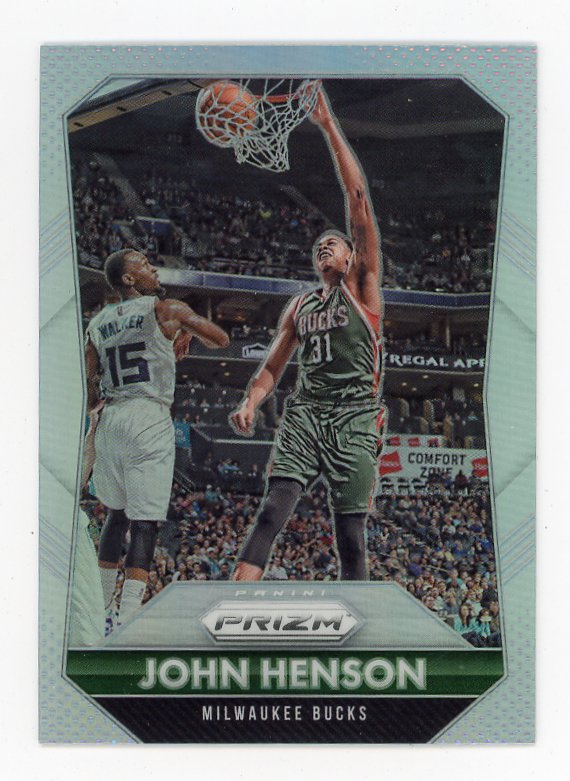 2015-2016 John Henson Prizm Panini Milwaukee Bucks # 47