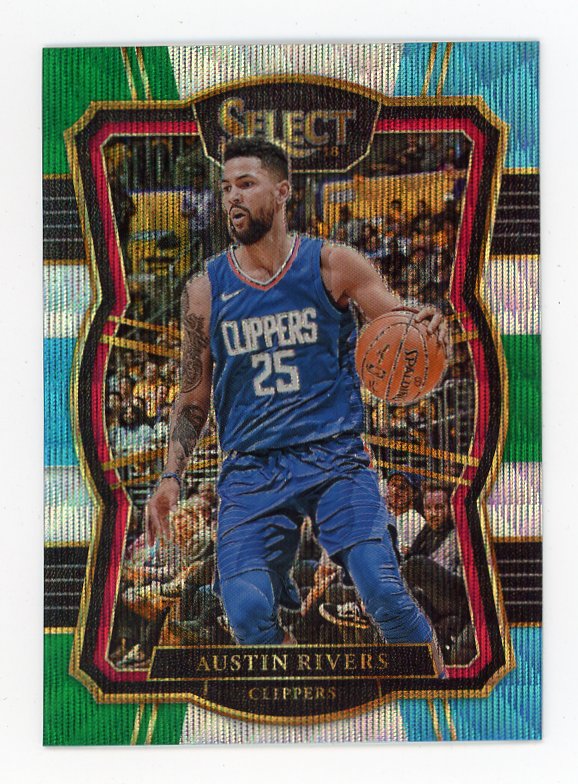 2017-2018 Austin Rivers Tri Color Select Los Angeles Clippers # 141