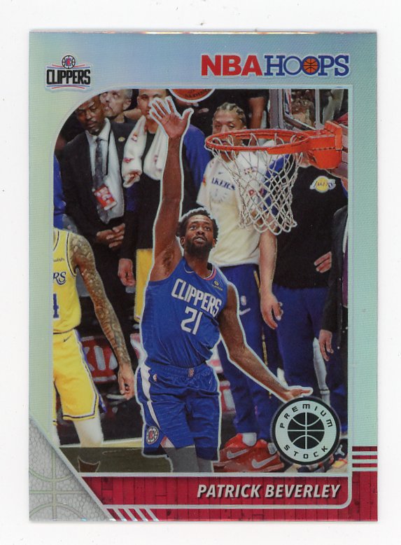 2019-2020 Patrick Beverley Silver Premium Stock Los Angeles Clippers # 271