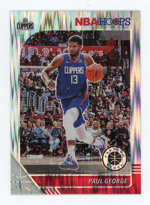 2019-2020 Paul George Silver Flash Premium Stock Los Angeles Clippers # 132
