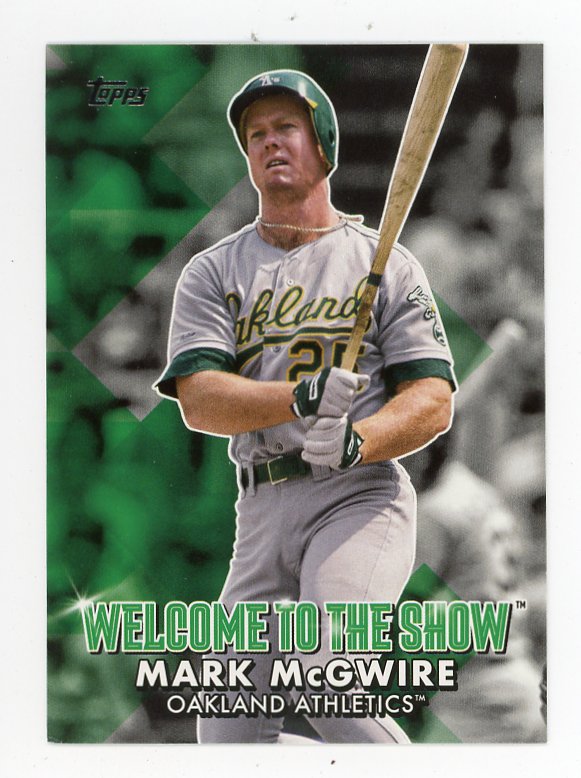 2022 Mark Mcgwire Welcome To The Show Topps Oakland Athletics # WTTS-39