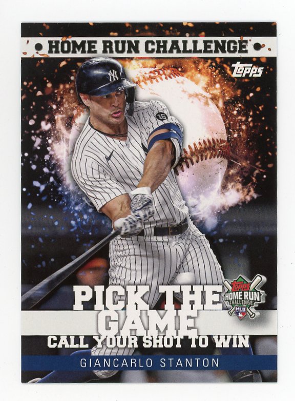 2022 Giancarlo Stanton Home Run Challenge Topps New York Yankees # HRC-23