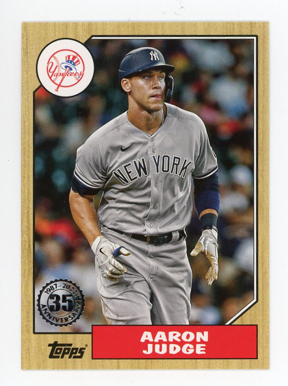2022 Aaron Judge 35TH Anniversary Topps New York Yankees # T87-99