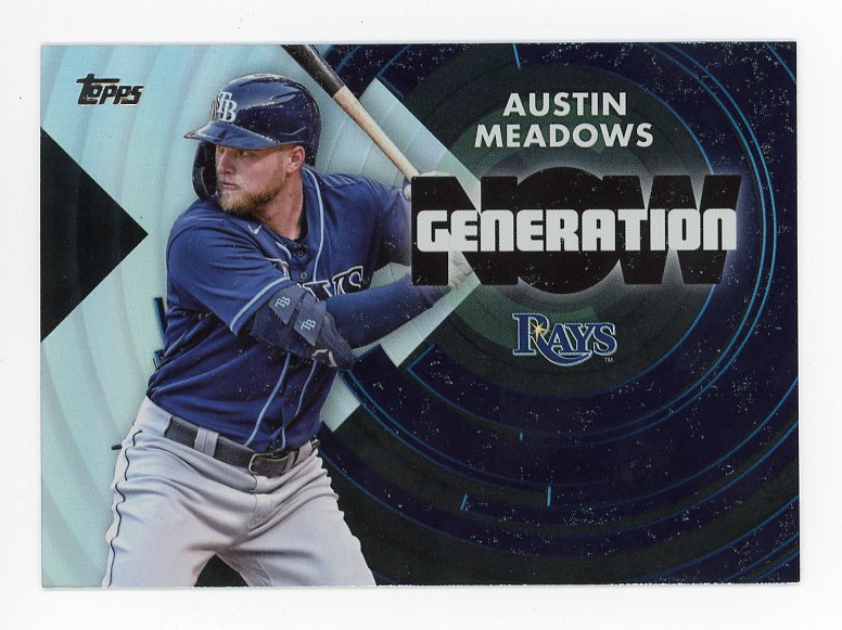 2022 Austin Meadows Generation Now Topps Tampa Bay Rays # GN-25