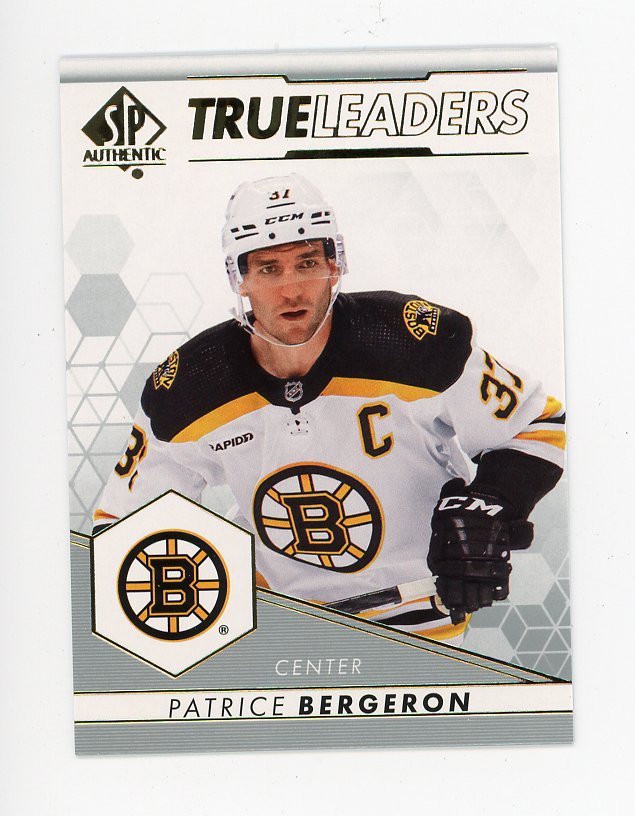 2022-2023 Patrice Bergeron True Leaders SP Authentic Boston Bruins # TL-23