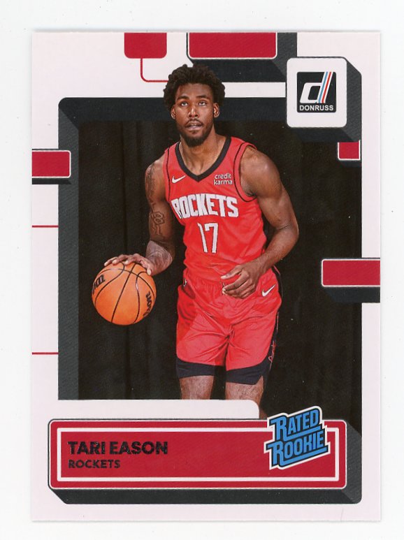 2022-2023 Tari Eason Rated Rookie Donruss Houston Rockets # 217