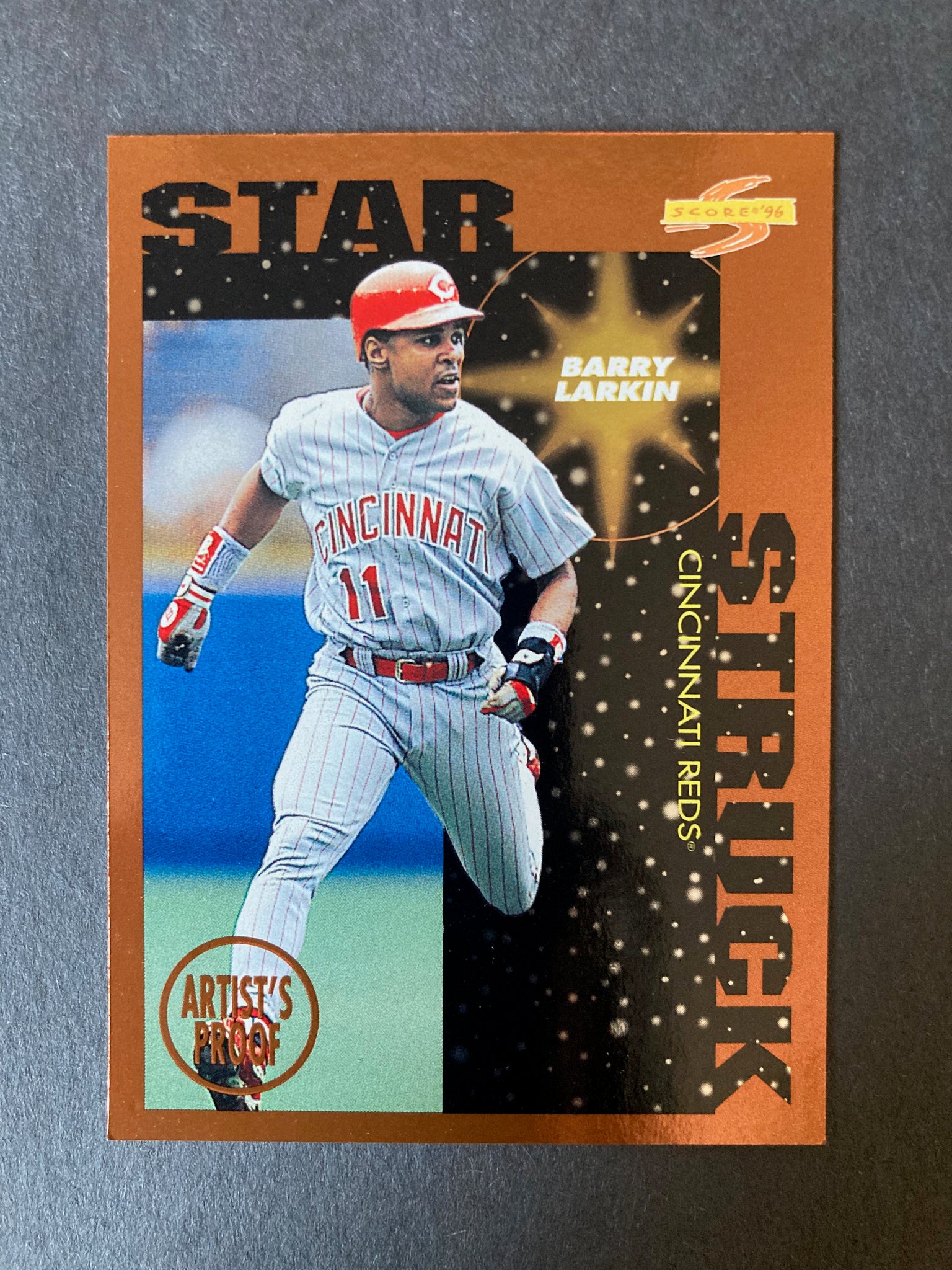 Barry Larkin Pinnacle Score 1996 Star Struck 87 of 110