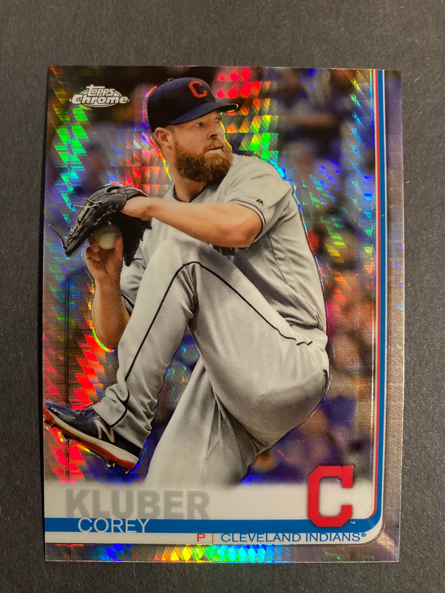 Corey Kluber Topps Chrome #188 Cleveland Indians Xfractor MLB