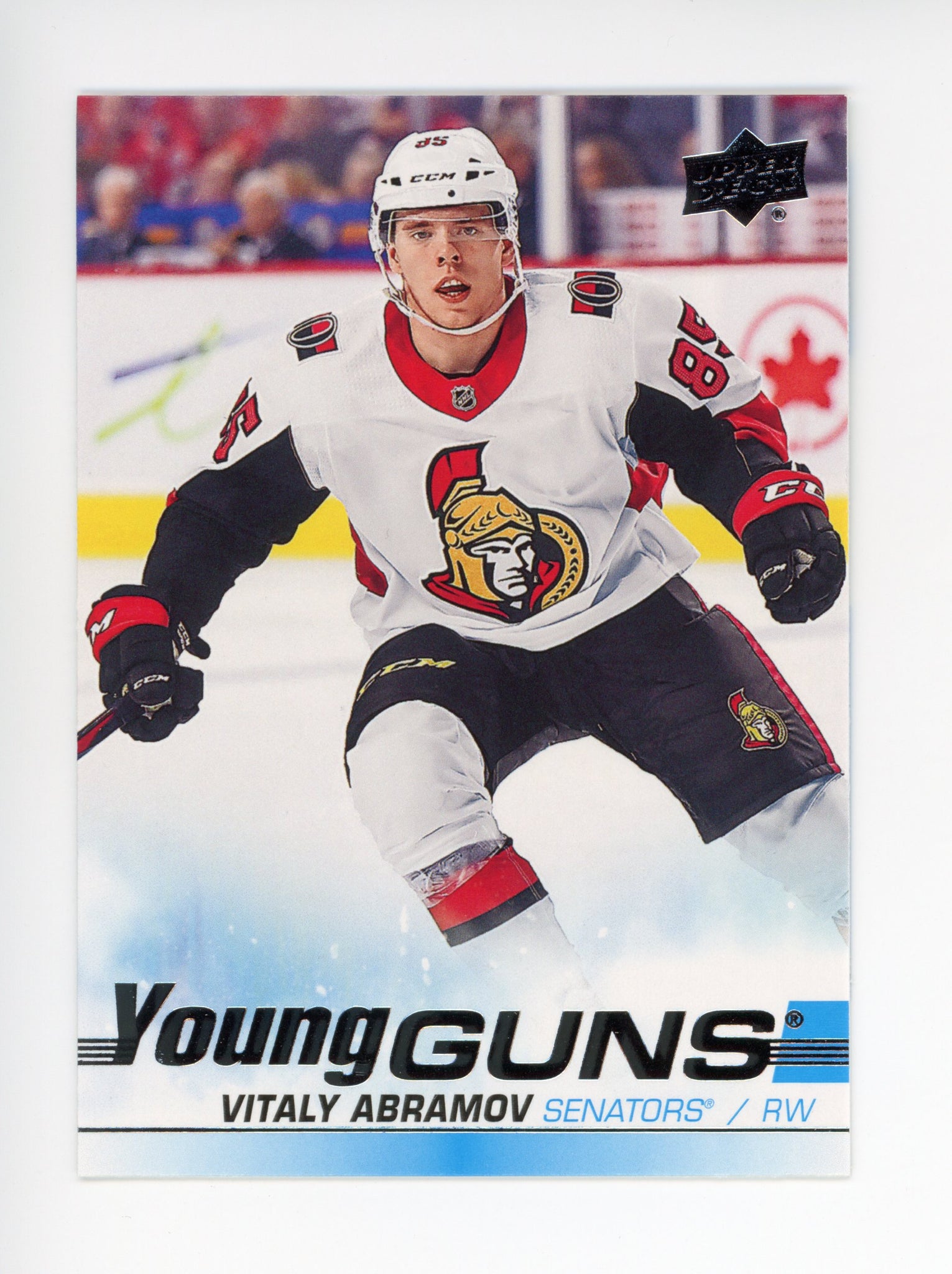2019-2020 Vitaly Abramov Young Guns Upper Deck Ottawa Senators #227
