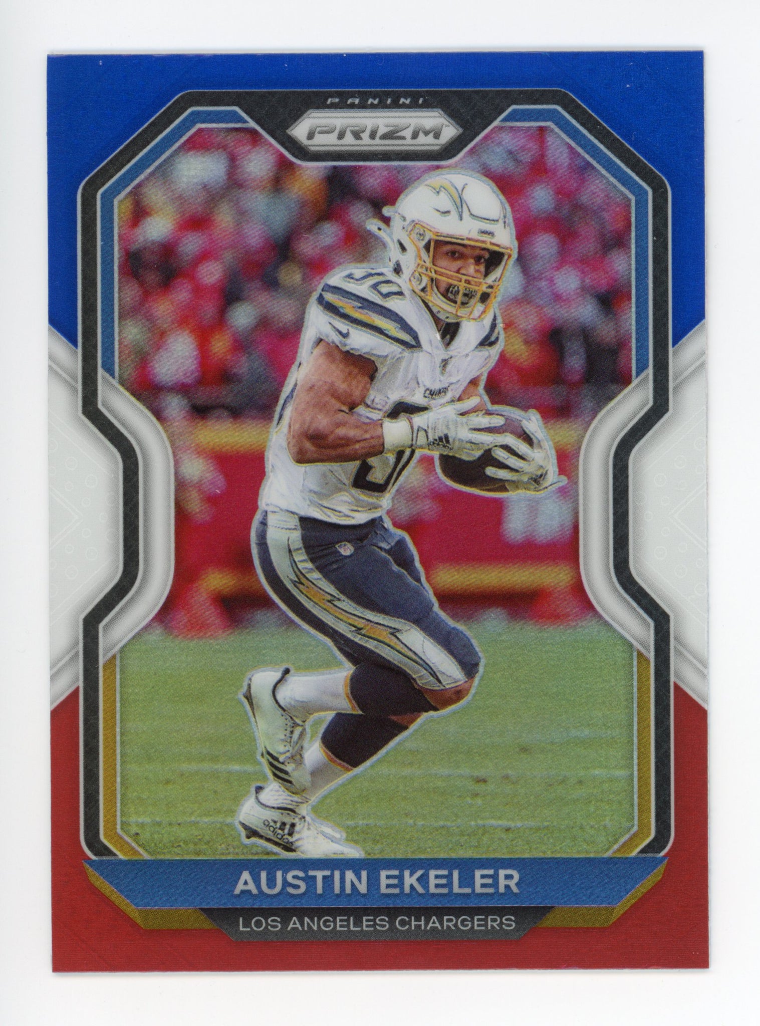 2020 Panini Prizm Austin Ekeler Red White And Blue Los Angeles Chargers # 142