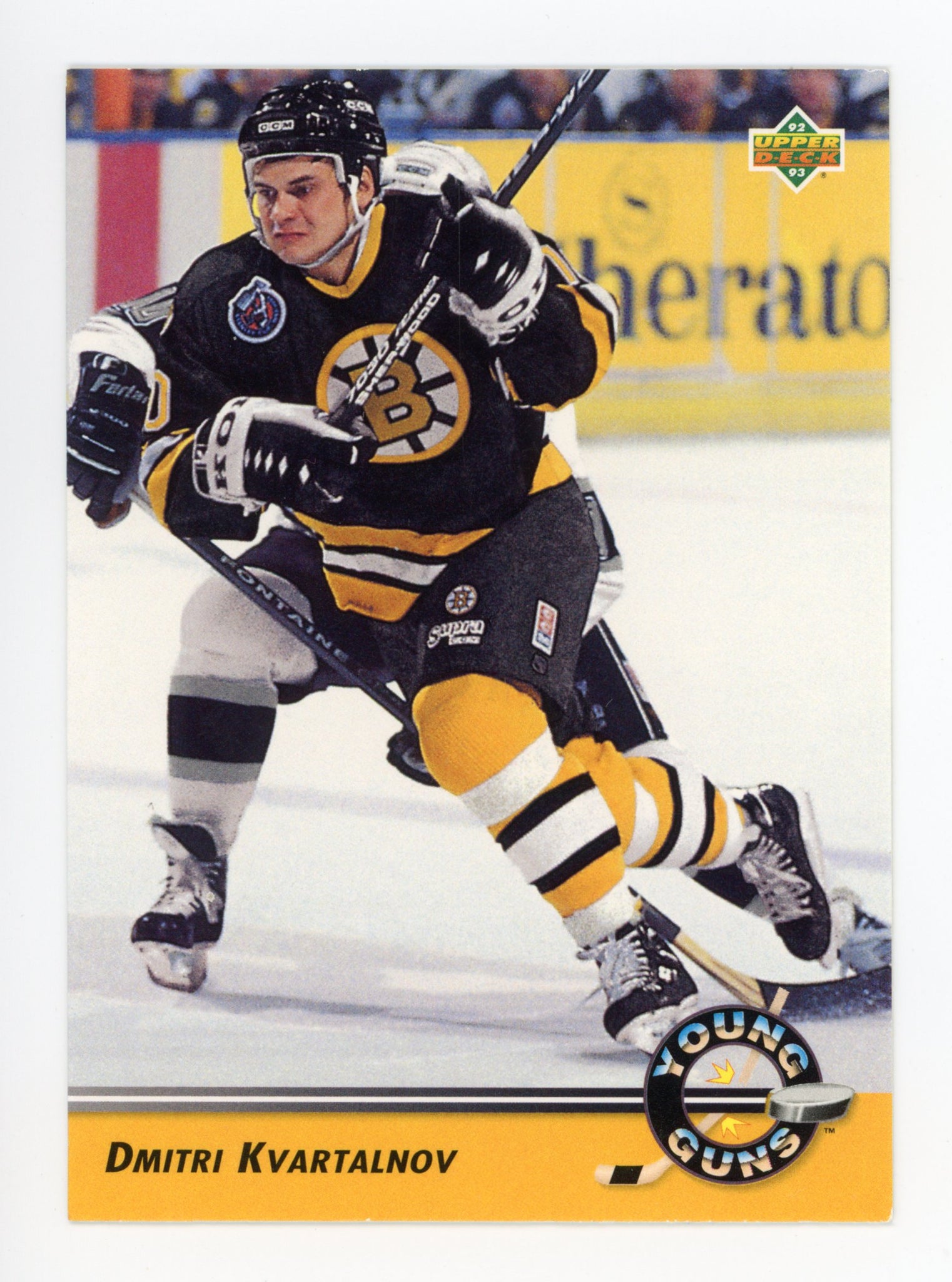 Dmitri Kvartalnov 1992-1993 Upper Deck Young Guns Boston Bruins # 561