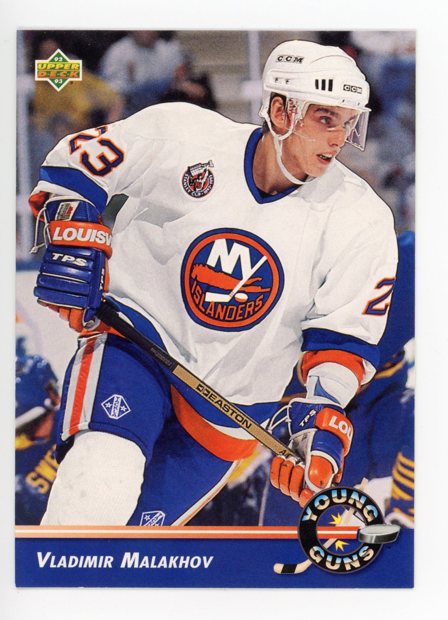 Vladimir Malakhov Upper Deck 1992-1993 Young Guns New York Islanders # 577