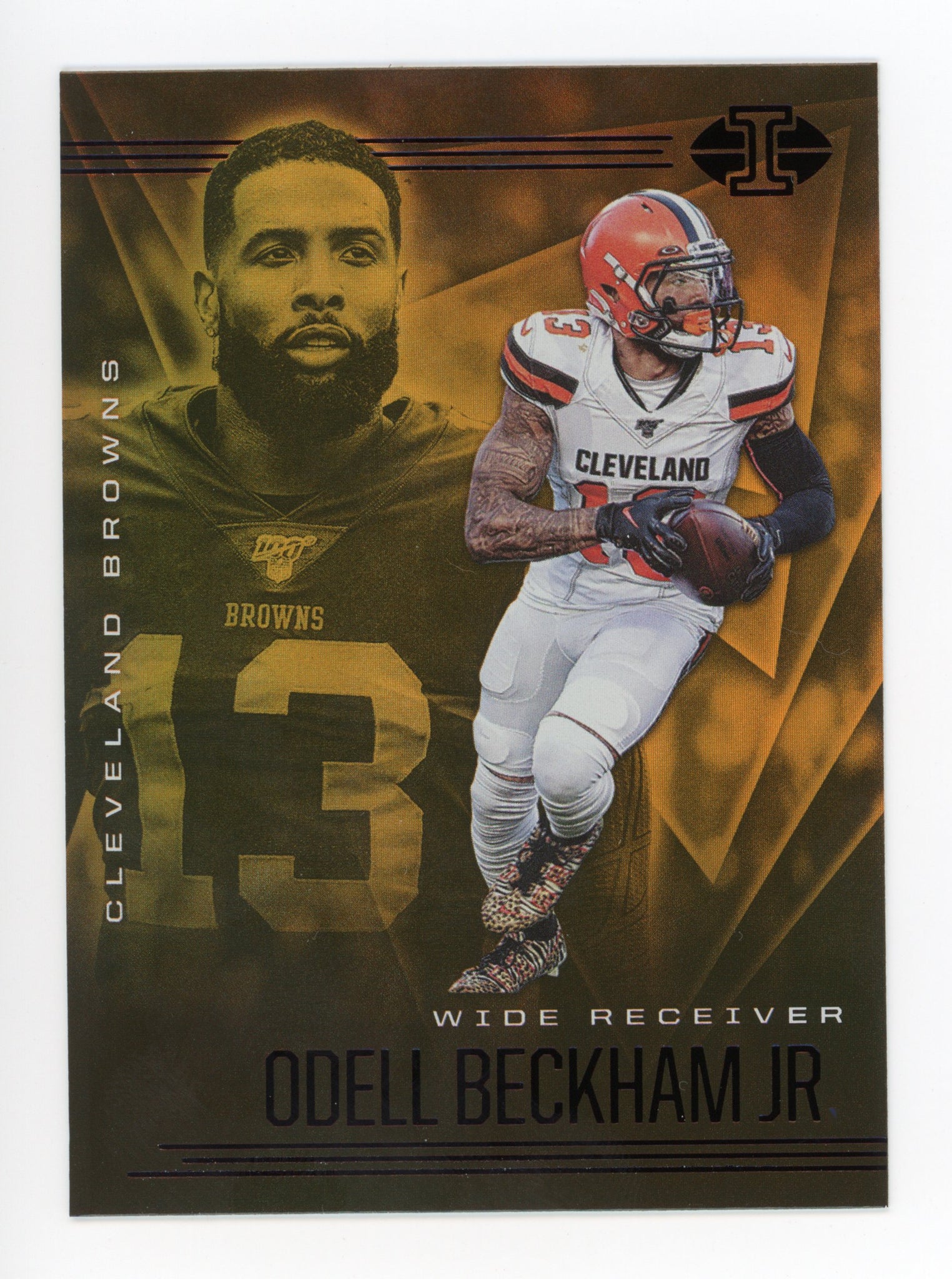 Odell Beckham JR. Panini Illusions 2020 Refractor Cleveland Browns # 58