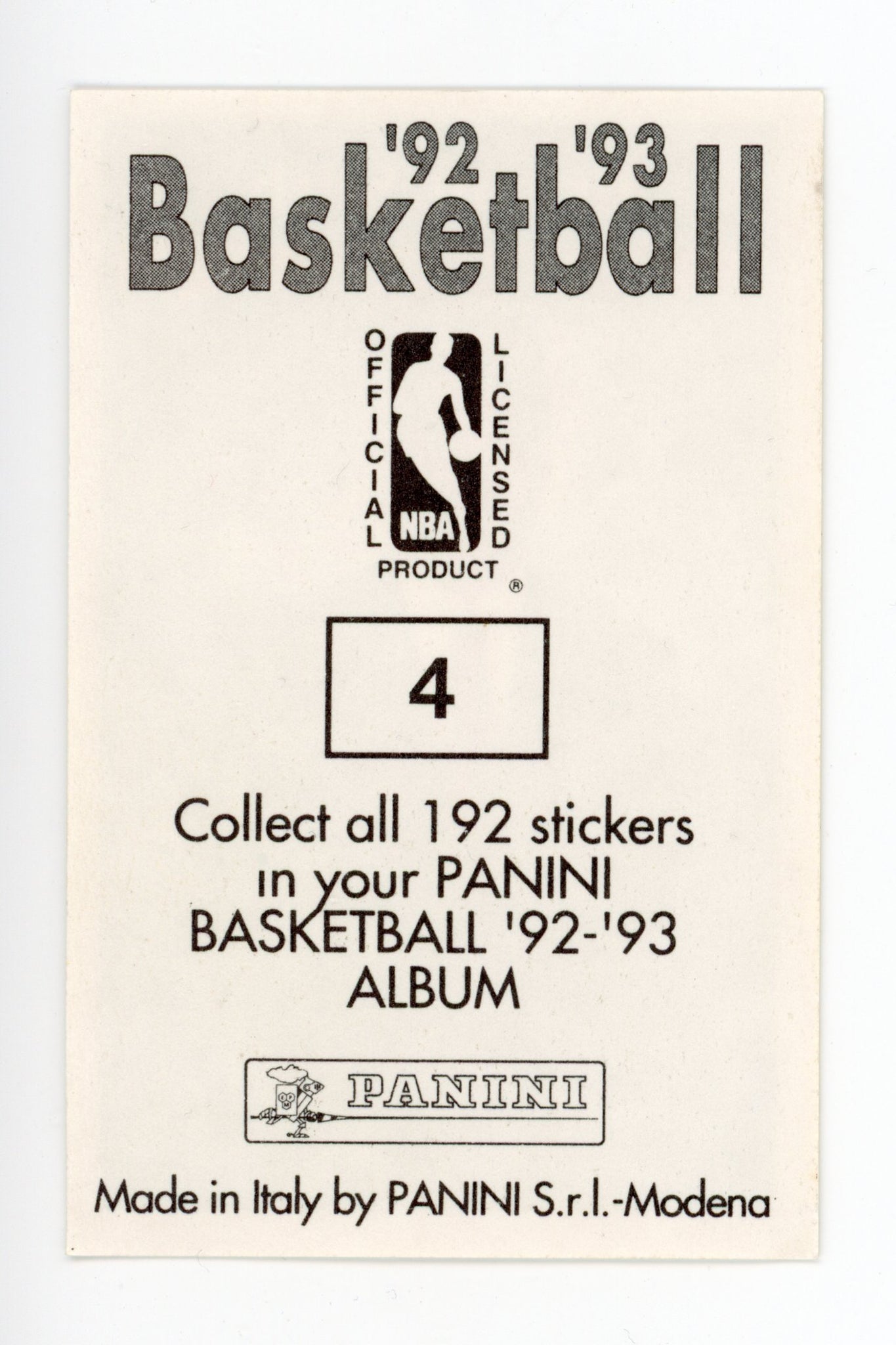 Bryant Stith Panini 1992-1993 Basketball Sticker Denver Nuggets