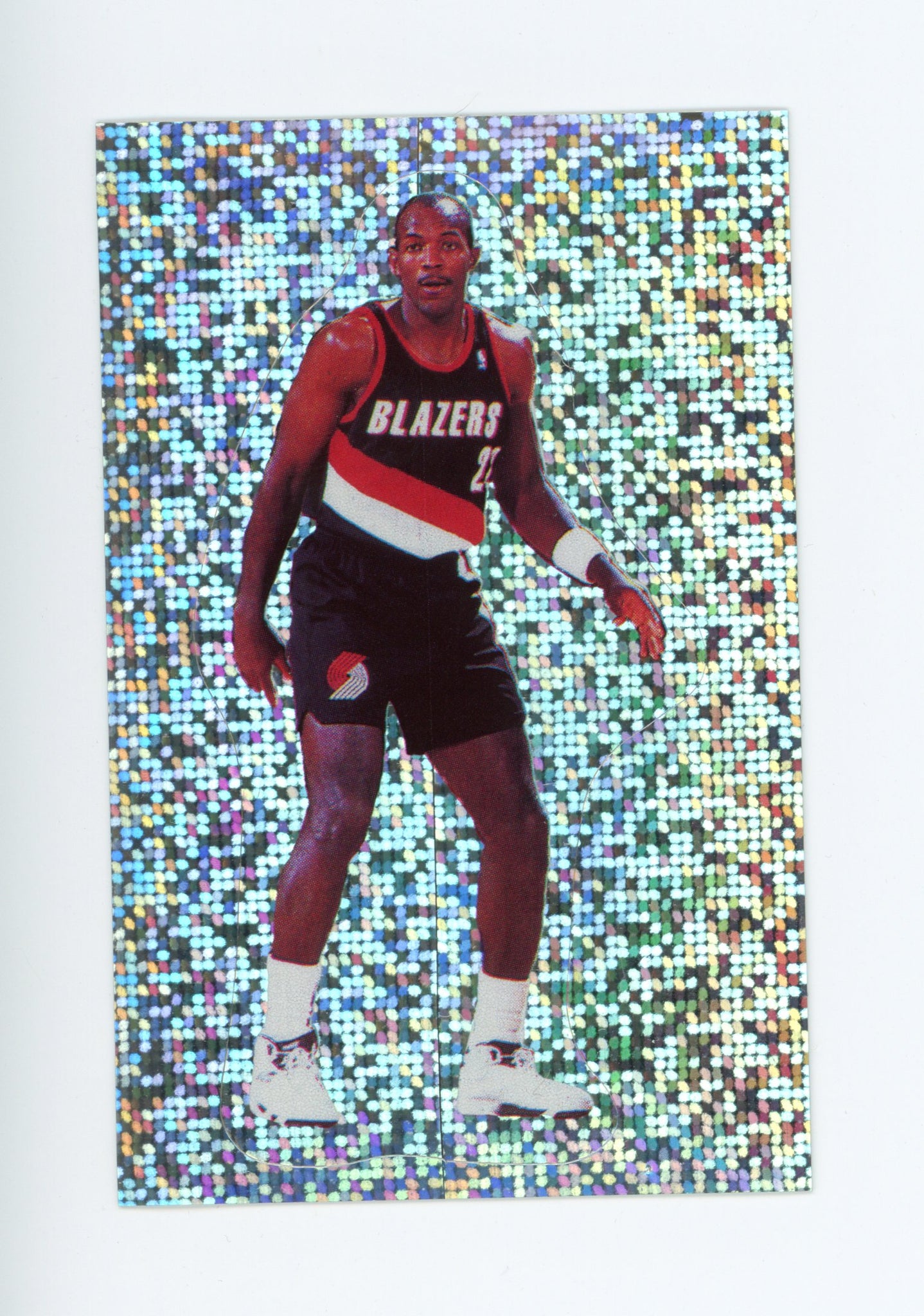 Clyde Drexler Panini 1992-1993 Basketball Sticker Portland Trail Blazers #93