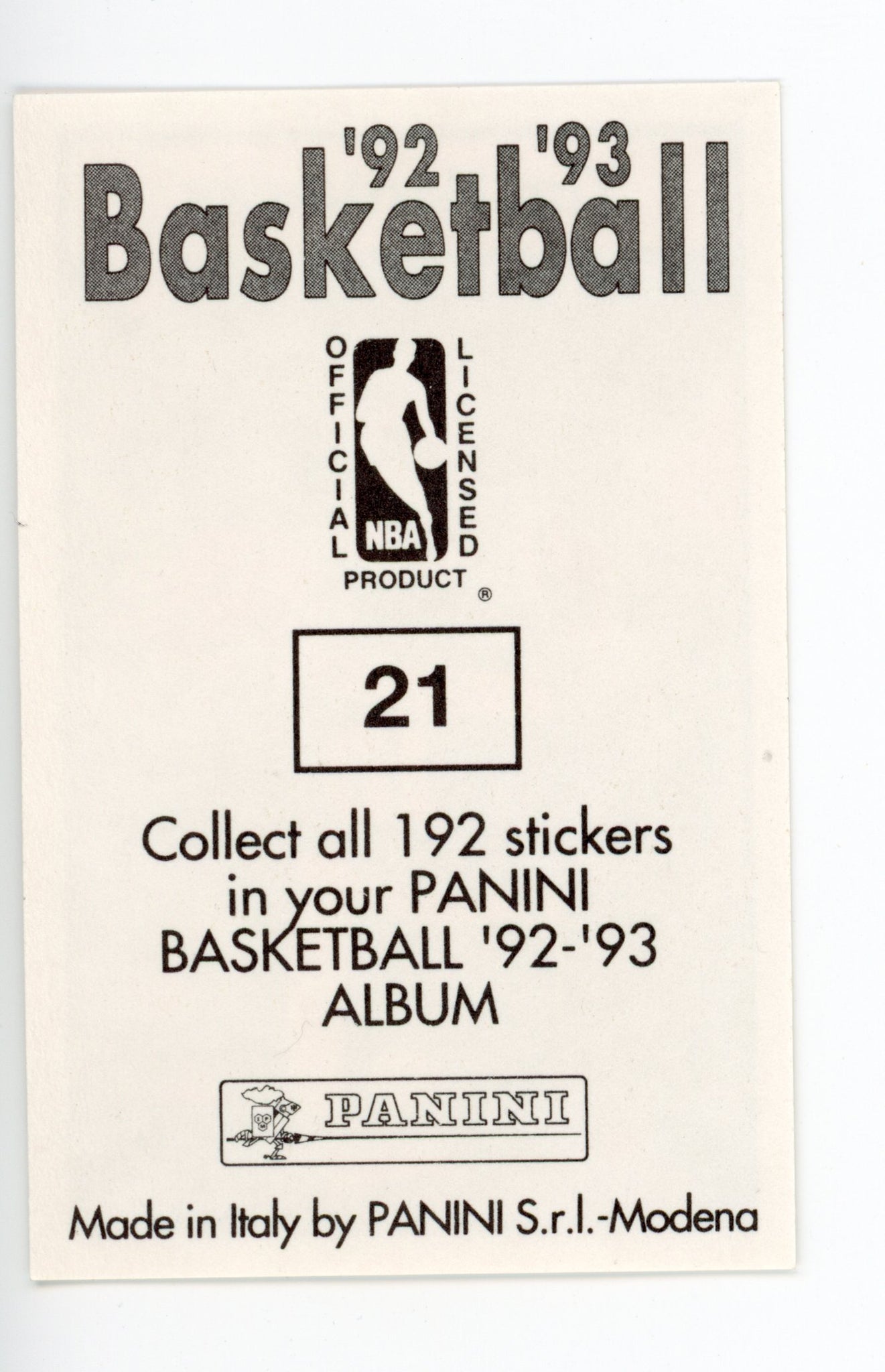 Tim Hardaway Panini 1992-1993 Basketball Sticker Golden State Warriors #21