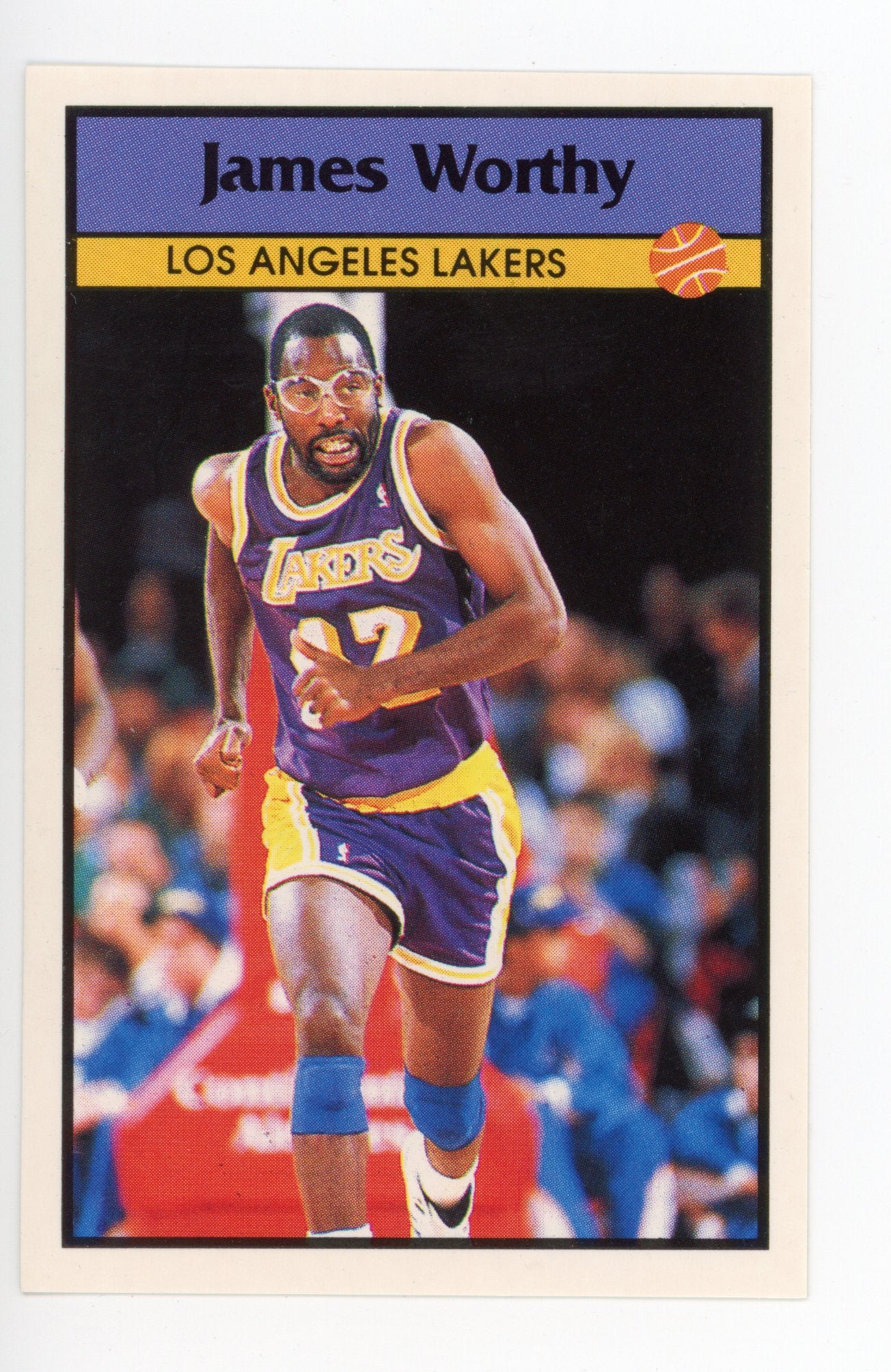 James Worthy Panini 1992-1993 Basketball Sticker Los Angeles Lakers #33