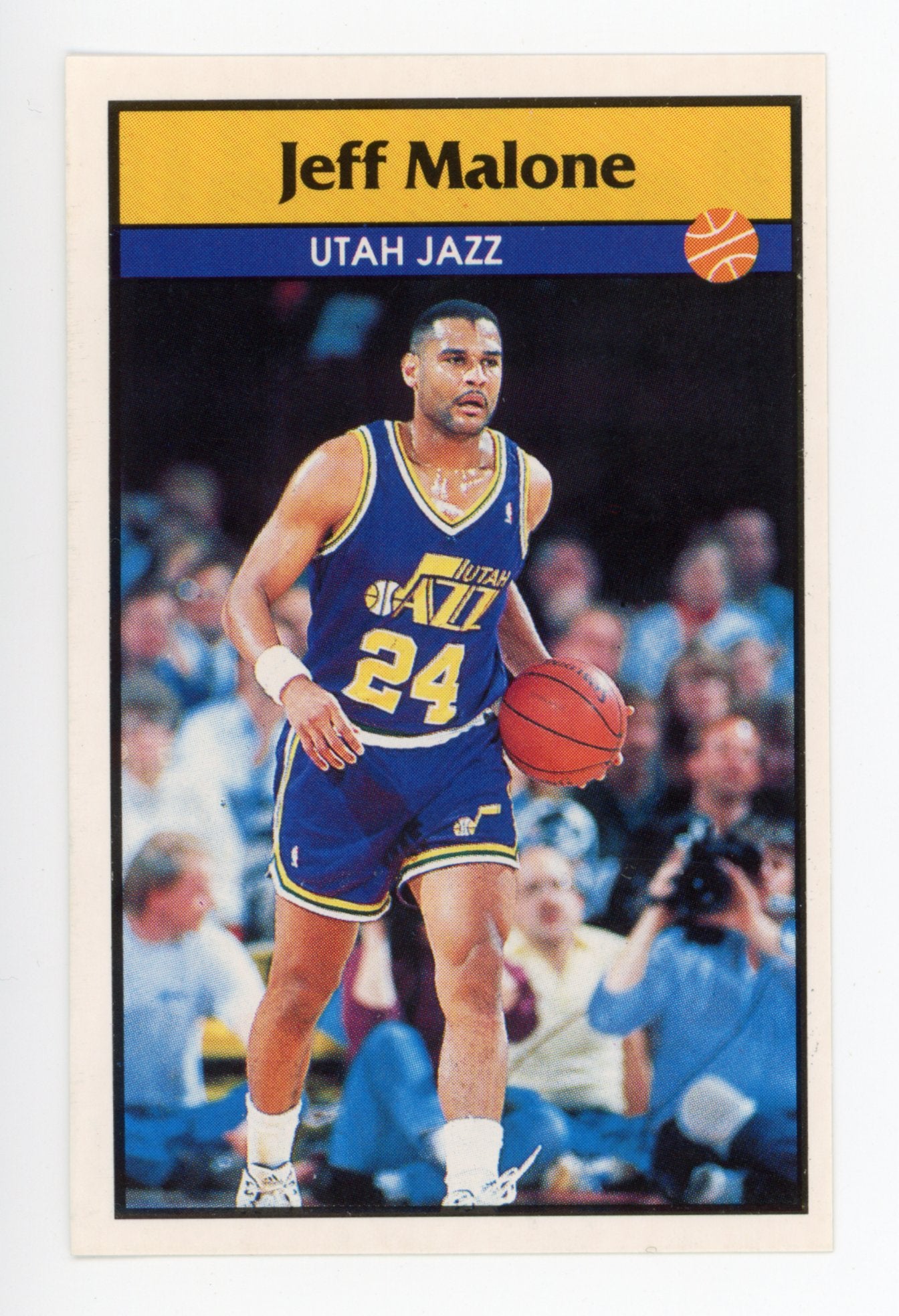 Jeff Malone Panini 1992-1993 Basketball Sticker Utah Jazz # 105