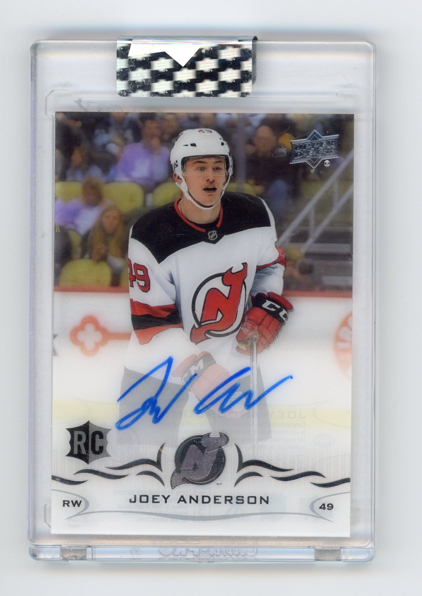 Joey Anderson Upper Deck 2018-2019 Clearcut New Jersey Devils #CCR-AN
