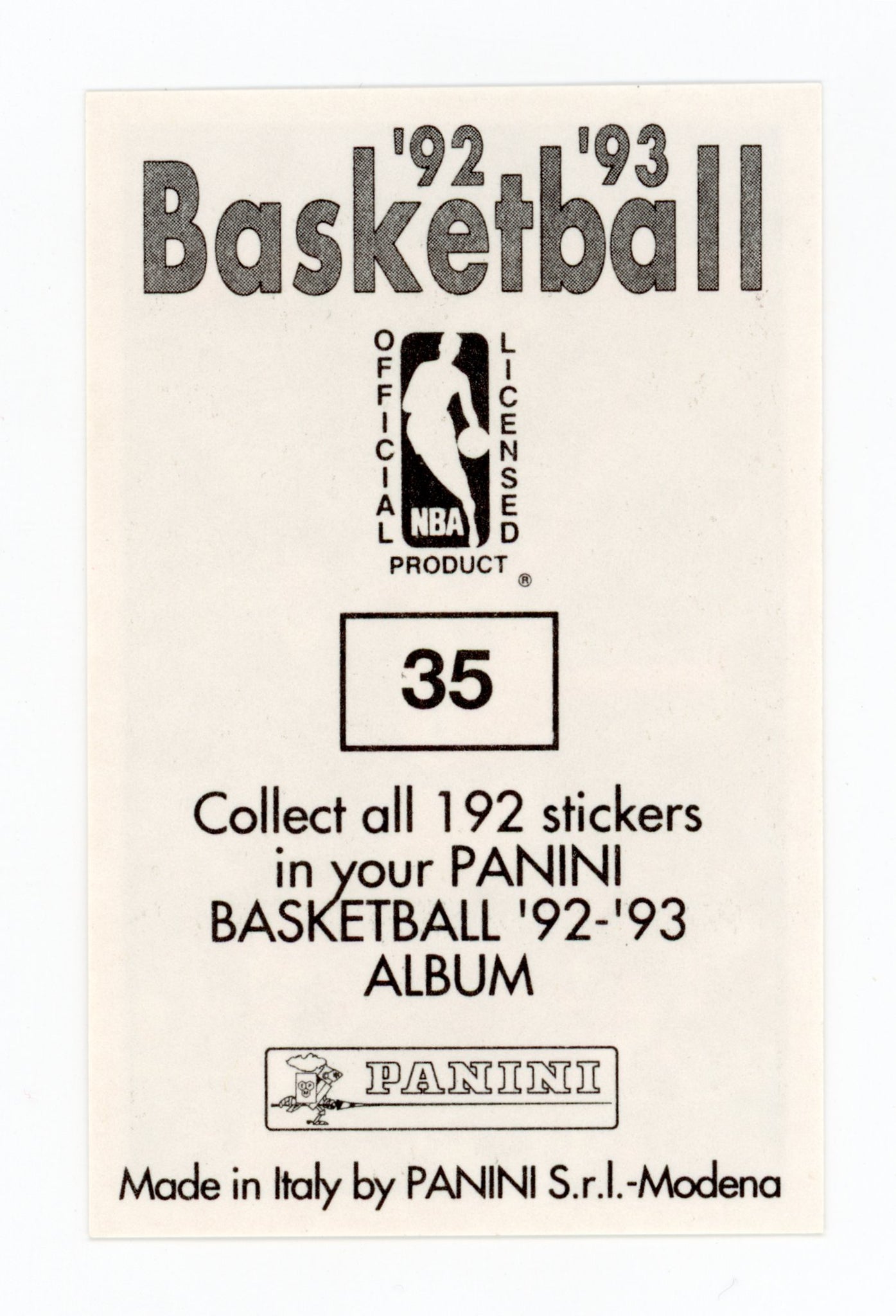 Byron Scott Panini 1992-1993 Basketball Sticker Los Angeles Kings #35