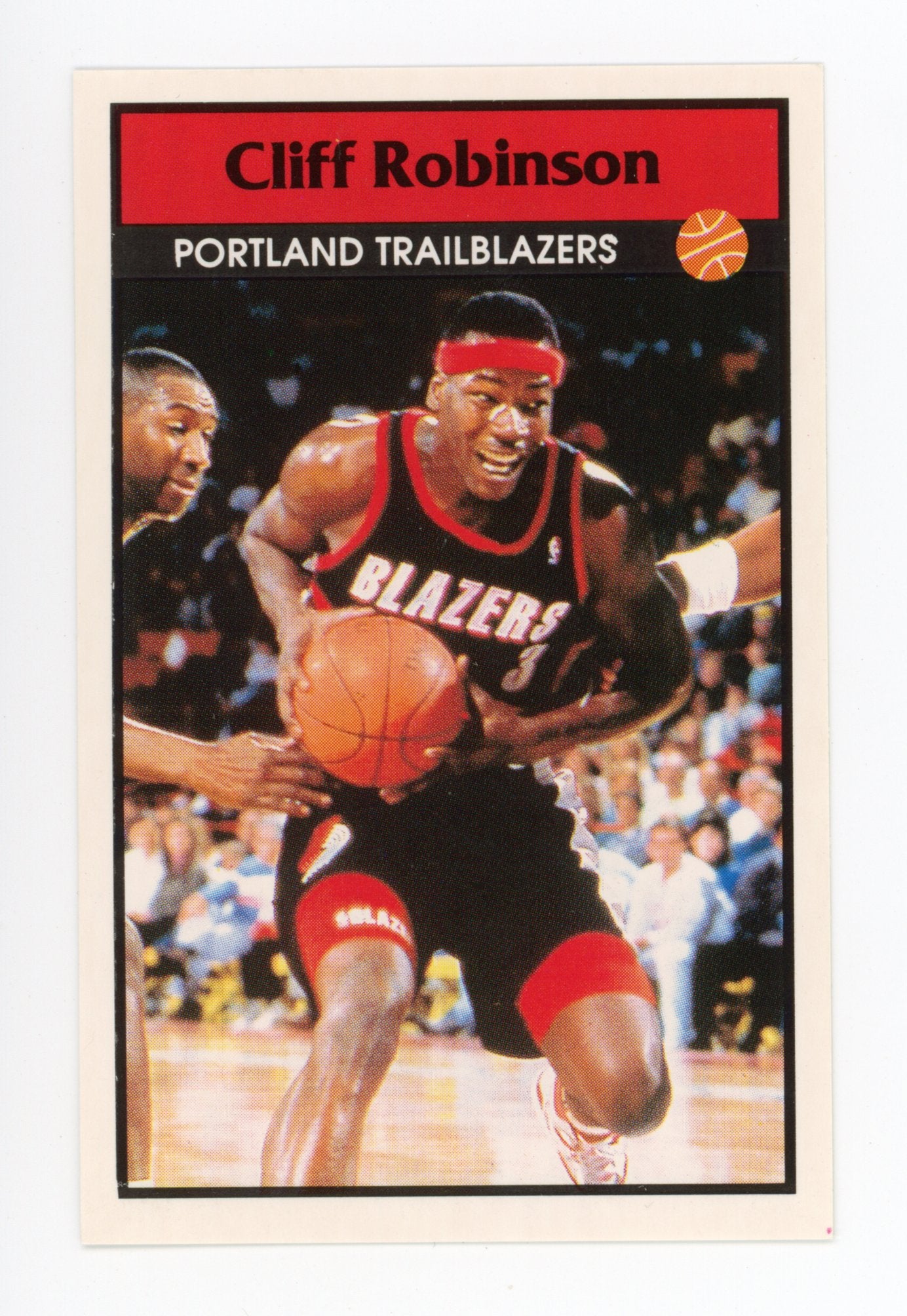 Cliff Robinson Panini 1992-1993 Basketball Sticker Portland Trailblazers #49