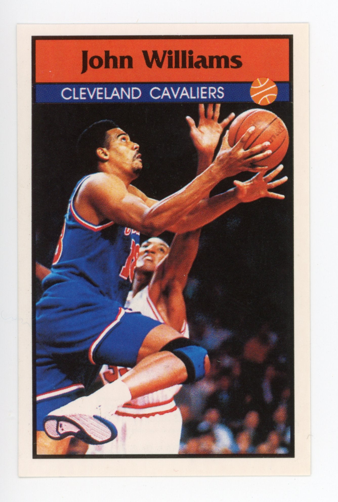 John Williams Panini 1992-1993 Basketball Sticker Cleveland Cavaliers #137
