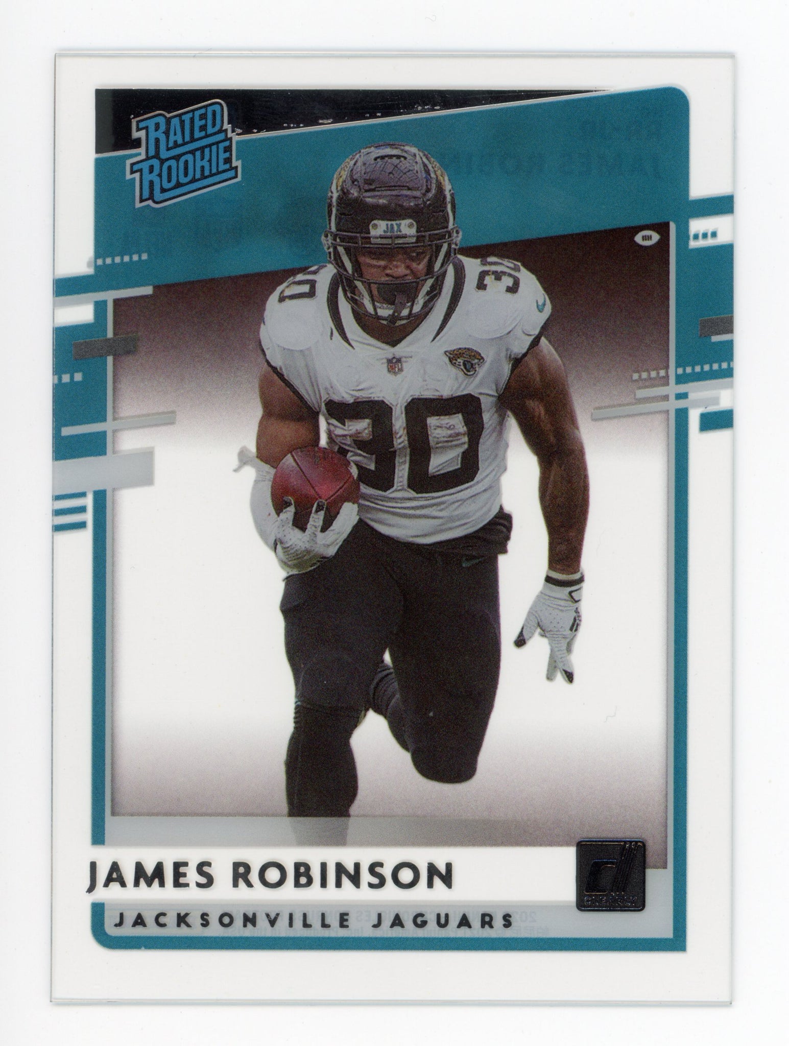 James Robinson Panini 2020 Rated Rookie Clearly Jacksonville Jaguars #RR-JR
