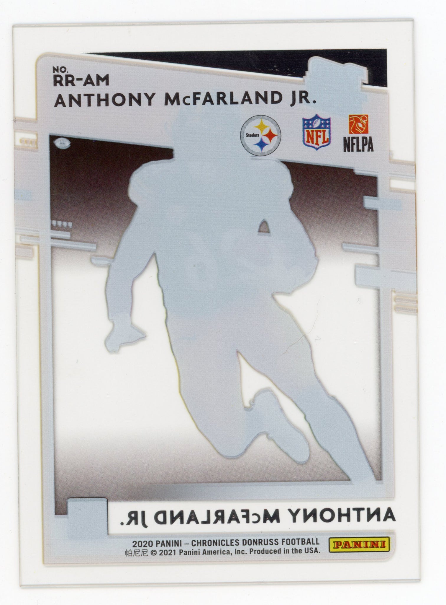 Anthony Mcfarland Jr. Panini 2020 Rated Rookie Clearly RR-AM