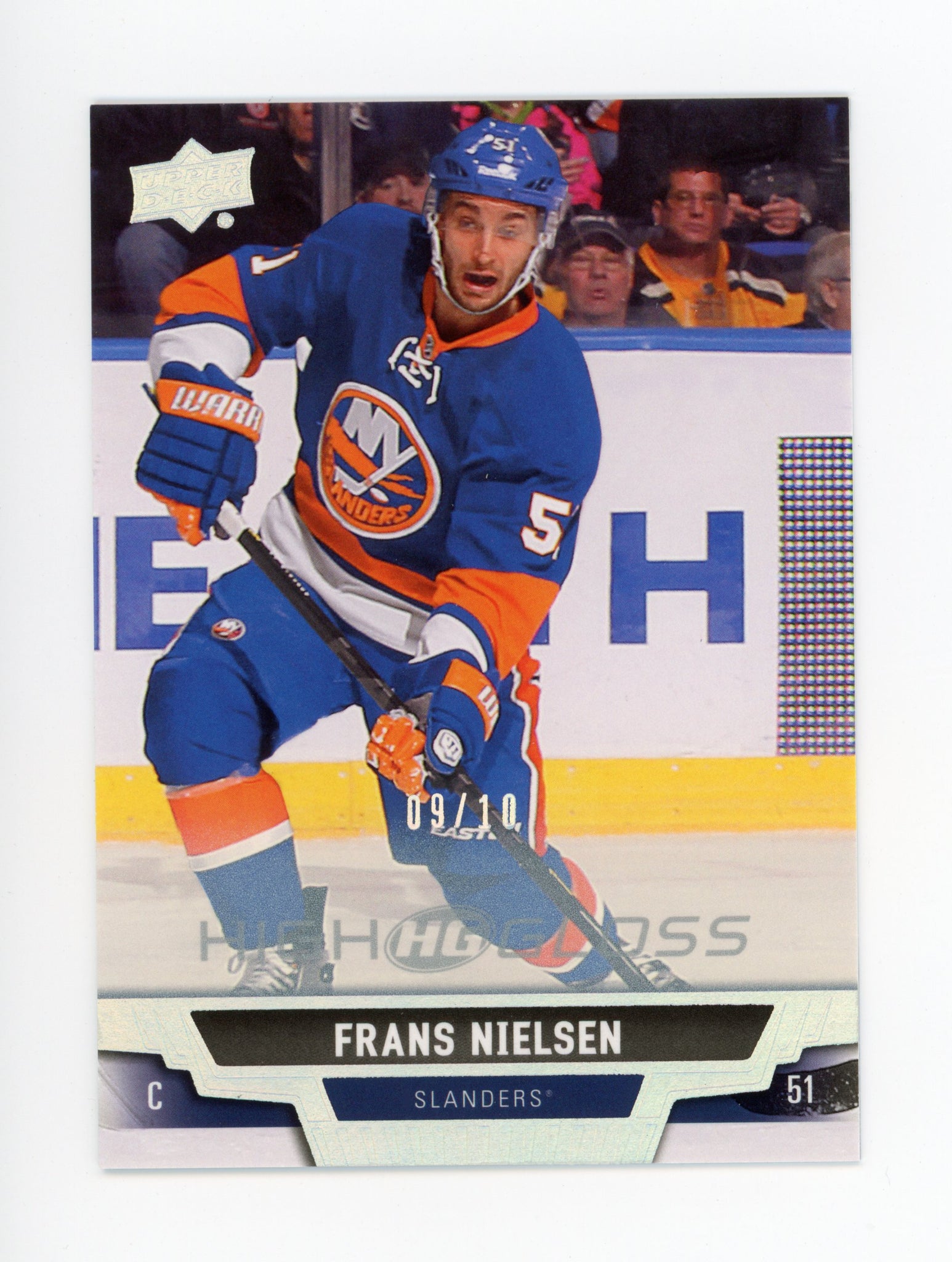 2013-2014 Frans Nielsen High Gloss #d /10 Series 1 New York Islanders #16