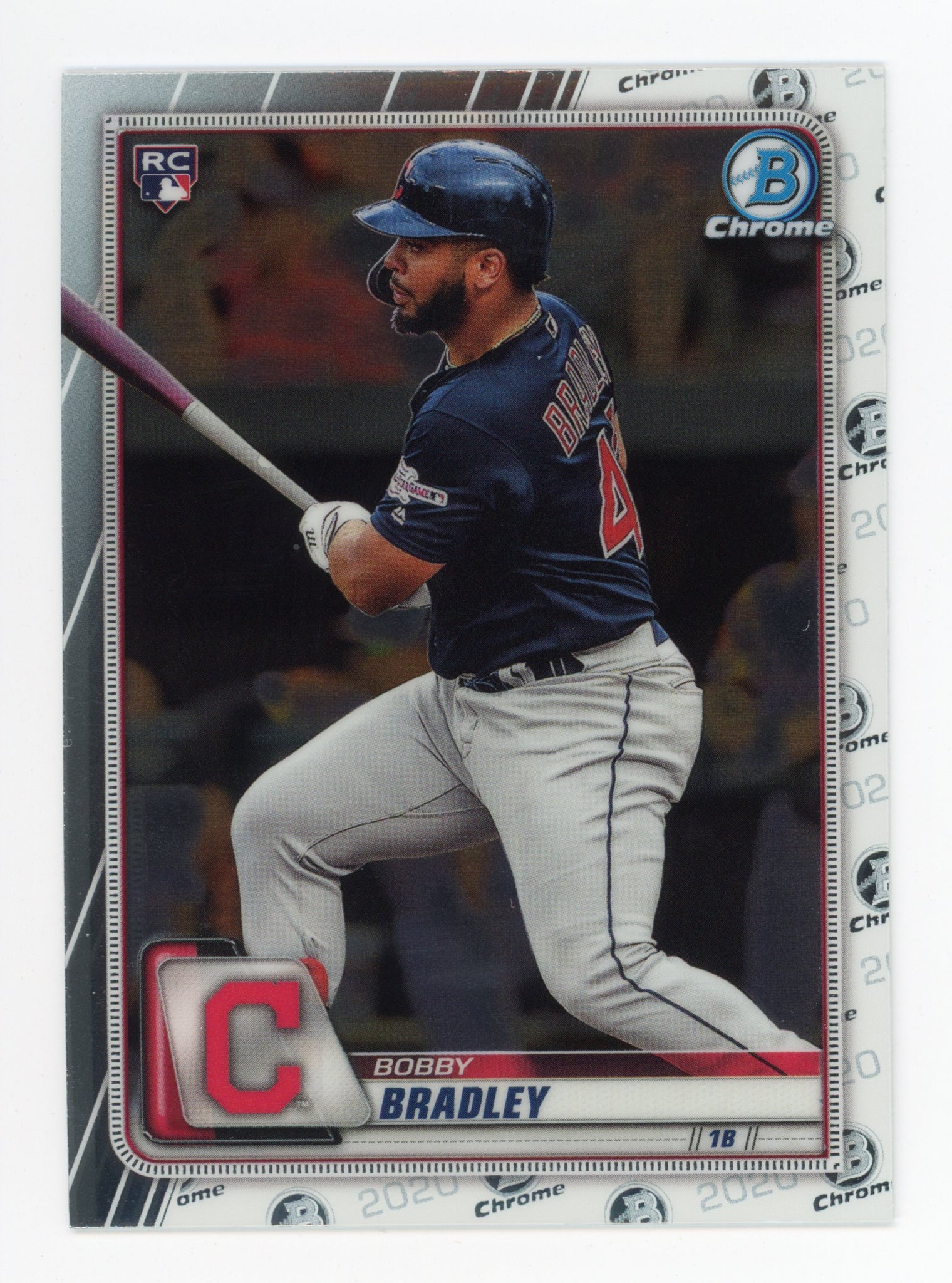 2020 Bobby Bradley Rookie Topps Chrome Cleveland Indians #47