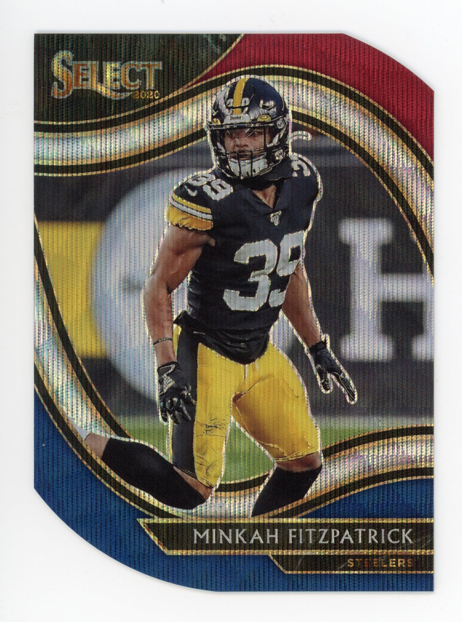 2020-2021 Minkah Fitzpatrick Tri Color Field Level Panini Select Pittsburgh Steelers # 338