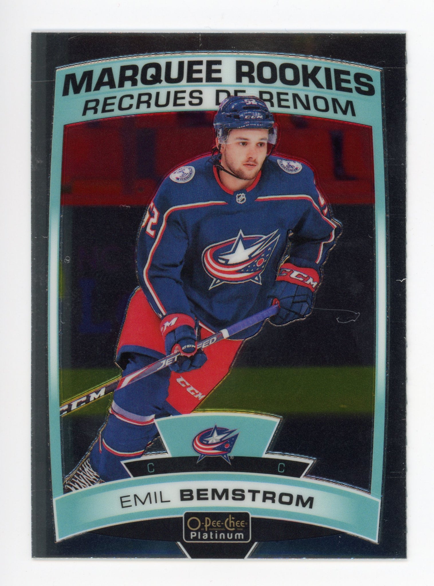 2020 Emil Bemstrom Marquee Rookies OPC Columbus Blue Jackets # 166