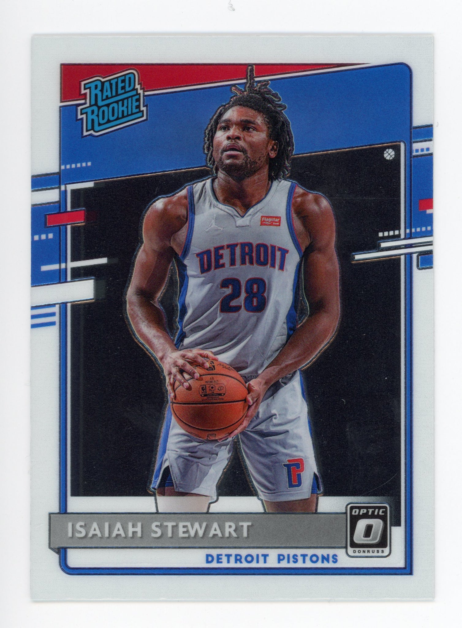 2020-2021 Isaiah Stewart Rated Rookie  Panini Detroit Pistons # 166