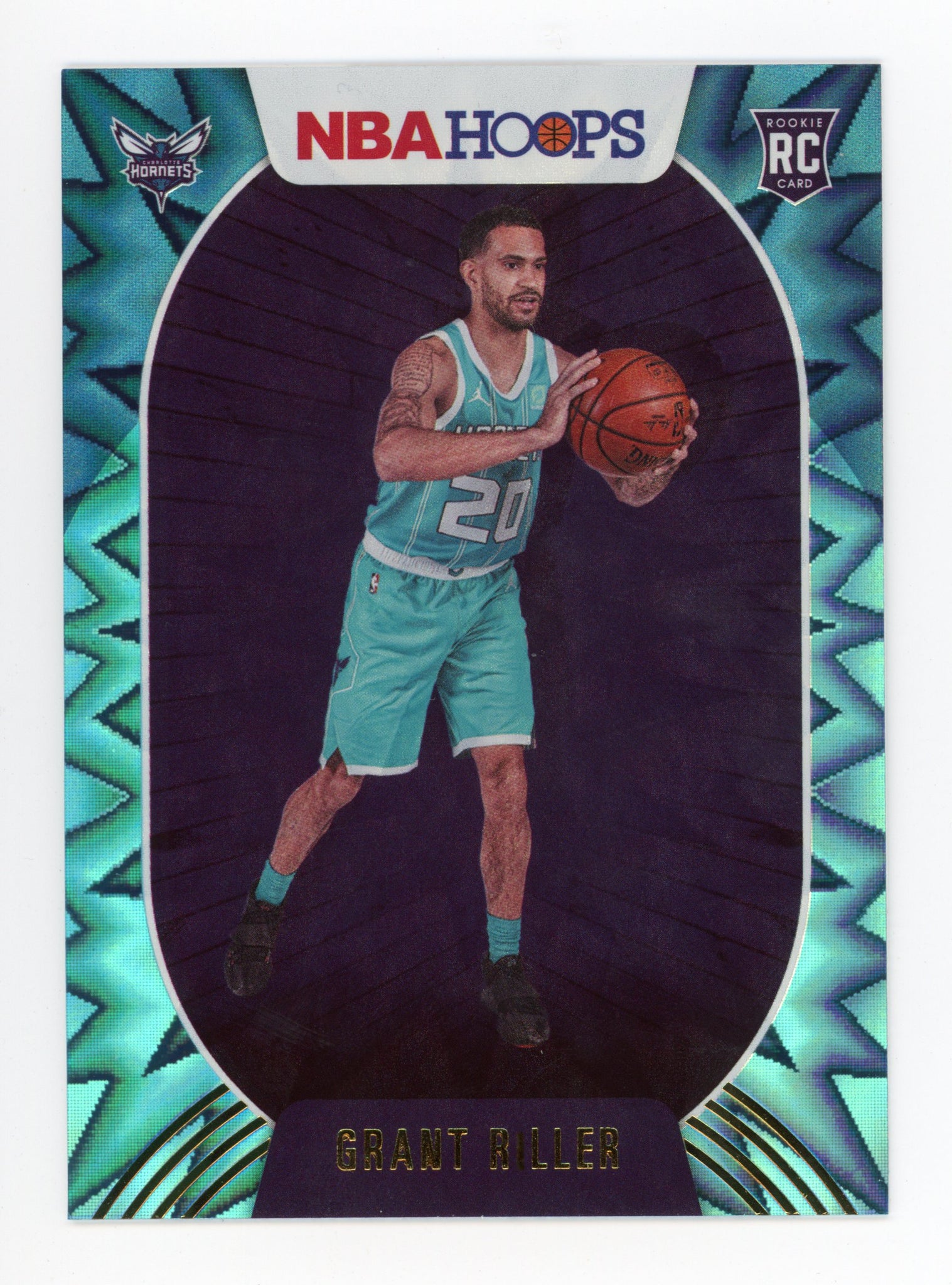 2020-2021 Grant Riller Teal Explosion Rookie Panini Charlotte Hornets # 217