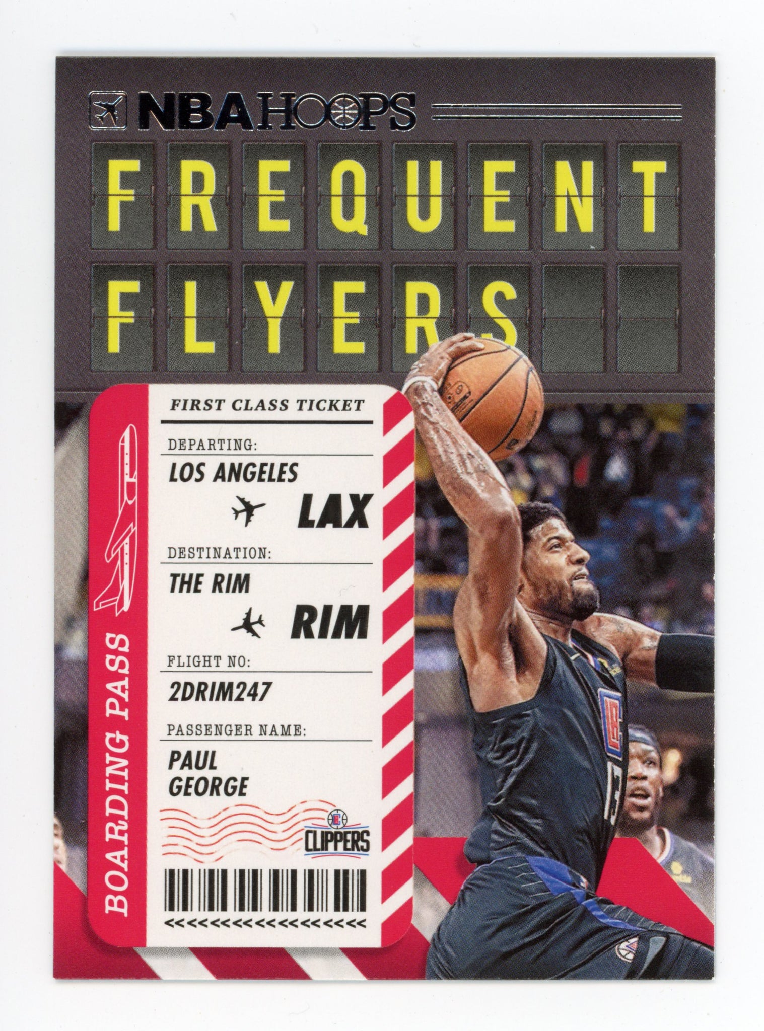 2020-2021 Paul George Frequent Flyers Panini Los Angeles Clippers # 6