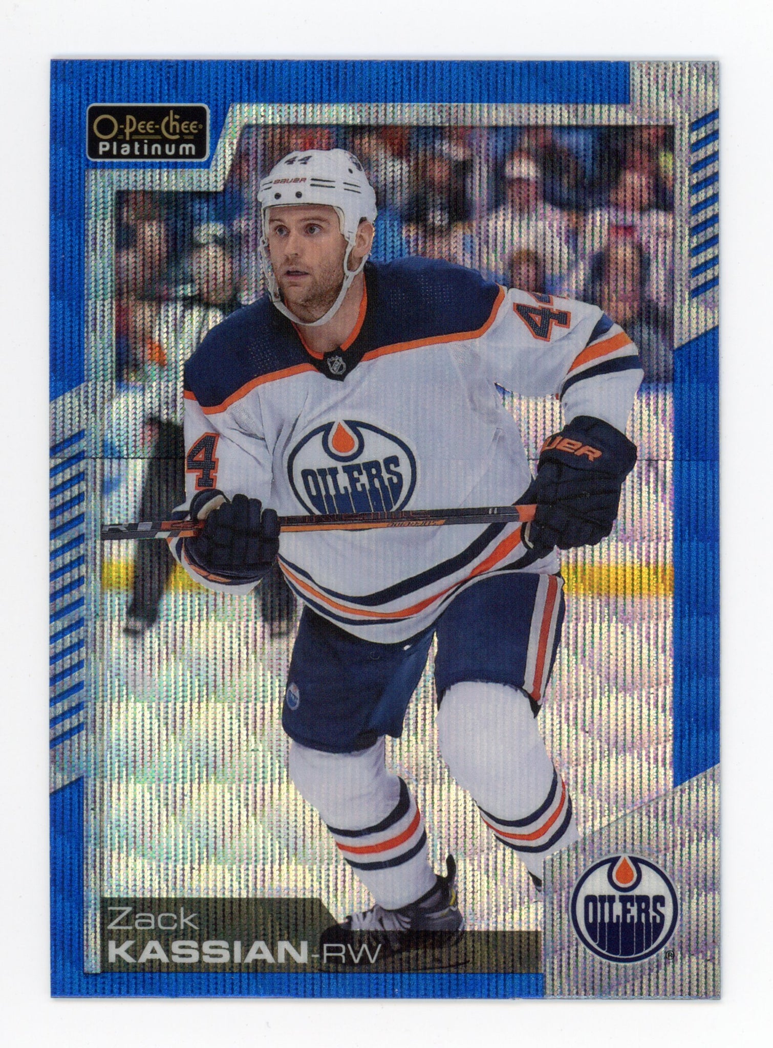 2020-2021 Zack Kassian Blue Surge OPC Edmonton Oilers # 84