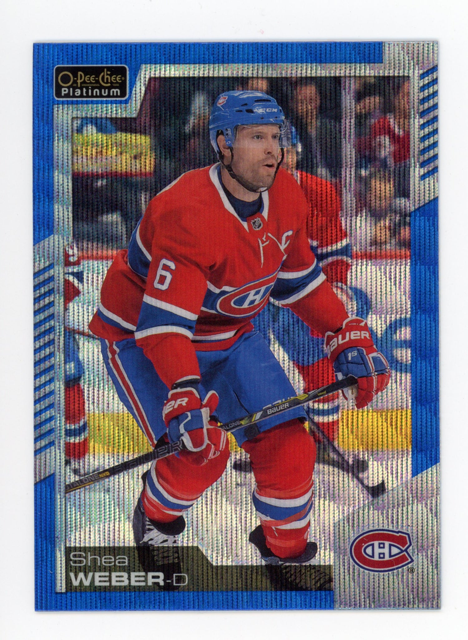 2020-2021 Shea Webber Blue Surge OPC Montreal Canadiens # 23