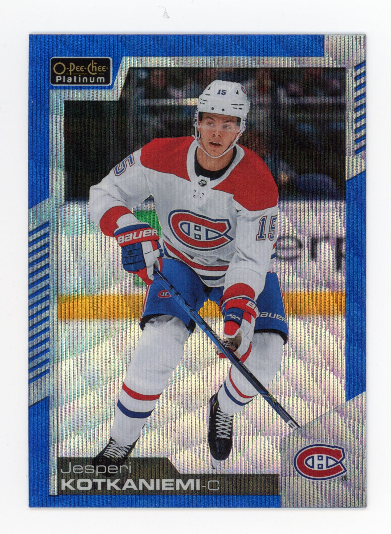 2020-2021 Jesperi Kotkaniemi Blue Surge OPC Montreal Canadiens # 56