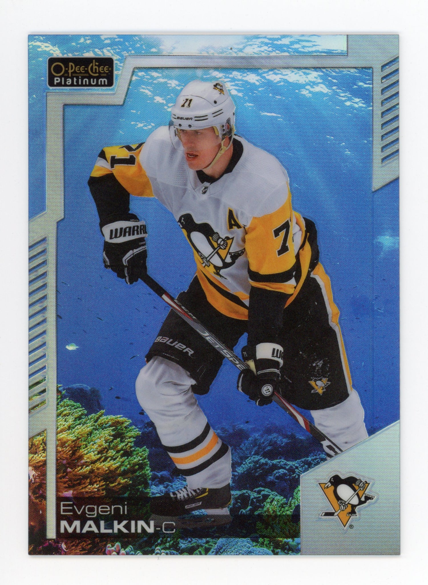 2020-2021 Evgeni Malkin Aquamarine #d /499 OPC Pittsburgh Penguins # 141
