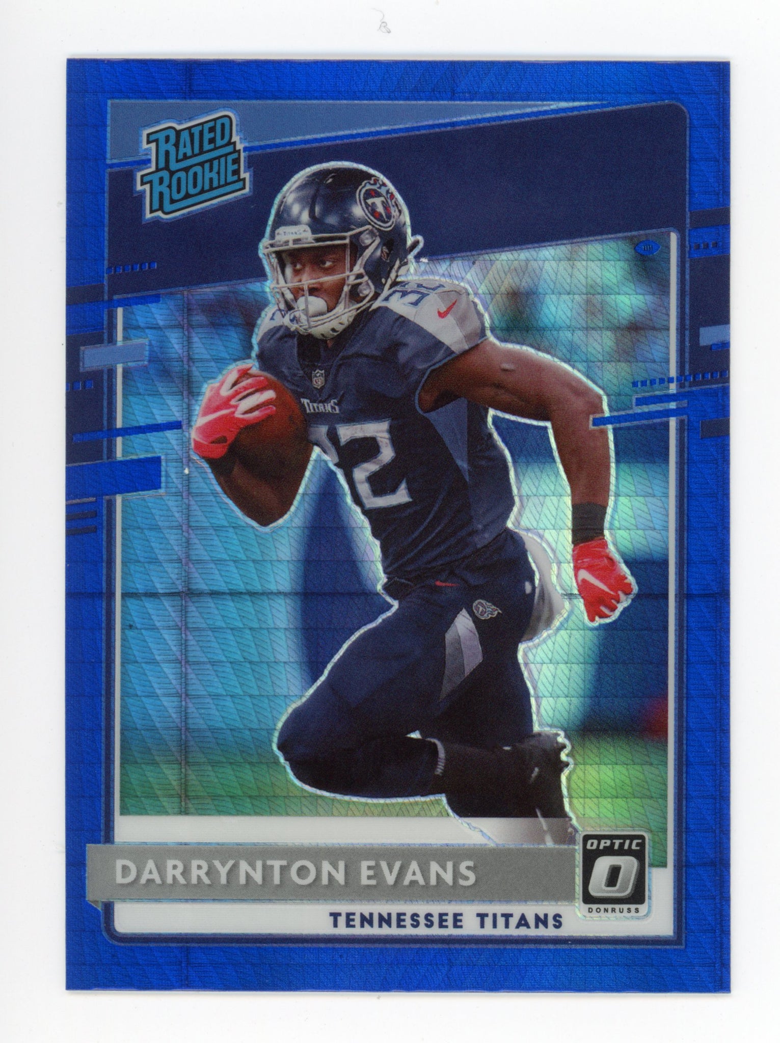 2020 Darrynton Evans Hyper Rated Rookie Prizm Panini Tennessee Titans # 183