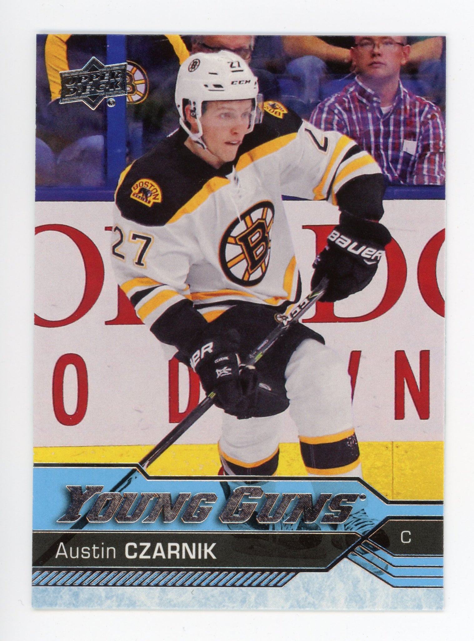 2016-2017 Austin Czarnik Young Guns Upper Deck Series 1 Boston Bruins # 244